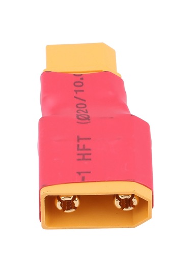 Yaozixa Xt90 Erkekden Xt60 Dişeye Dönüştürücü Fişi - Pa Ve Altın Kaplı Bakır Malzeme, Güvenli Ve Kompakt, Voltaj Artırma Uygulamaları İçin