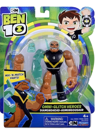 Ben 10 Aksiyon Figürler S1W12 Diamondhead - Humungousaur