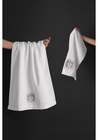 Varol %100 Microcotton Üst Kalite Havlu Seti Burç Nakışlı İkizler-standart İkizler Diğer
