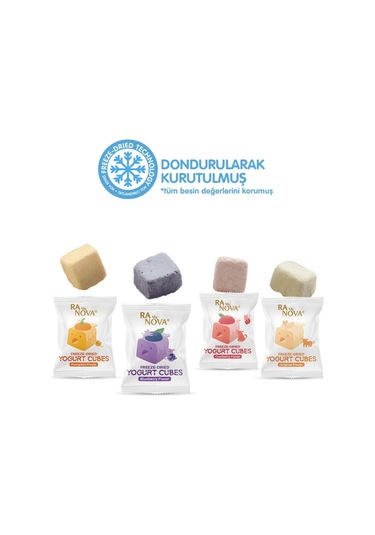 Ranova Kedi&köpekler İçin Dondurularak Kurutulmuş Yoğurt 1g 40'lı Karışık Lezzet