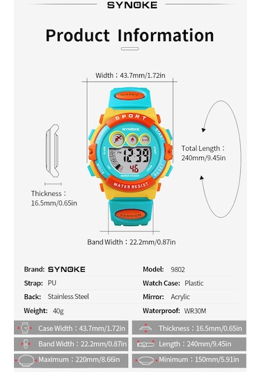 Neevoyu Çocuk Su Geçirmez Akıllı Saat (İthalatçı Garantili)