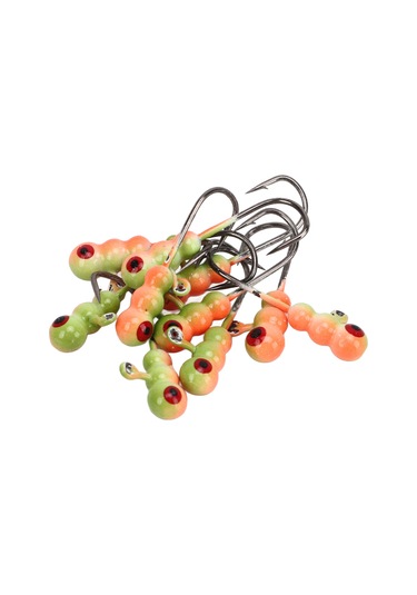 Kangvka 50 Adet Yüksek Karbon Çelik Jig Kafa İğne Seti - Keskin Uç, Taşınabilir Kutular, Tatlı Ve Tuzlu Su Balıkçılığı İçin