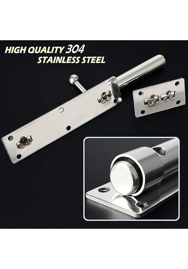 Asılı Kulplu Ve Delikli Dış Kapılar İçin Sürgülü Kapı Kilit Seti, Cr Kaplamalı Paslanmaz Çelik B