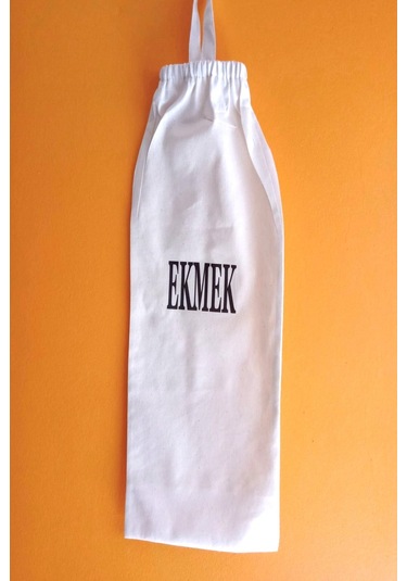 Ekmek Baskılı 50x20 cm Keten Kumaş Ekmeklik & Ekmek Torbası
