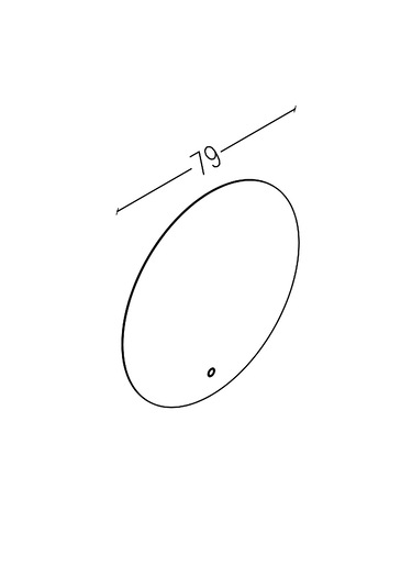 Oriz 80 Cm Led Ayna Renksiz