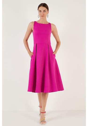 Lela Bayan Elbise 6051963 Fuşya