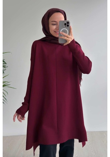 Kahijab Mira Merserize Tunik - Bordo