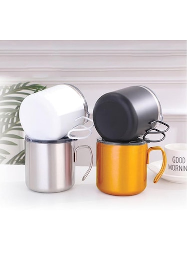 Thermohis 5158 Çelik Bardak Termos Altın