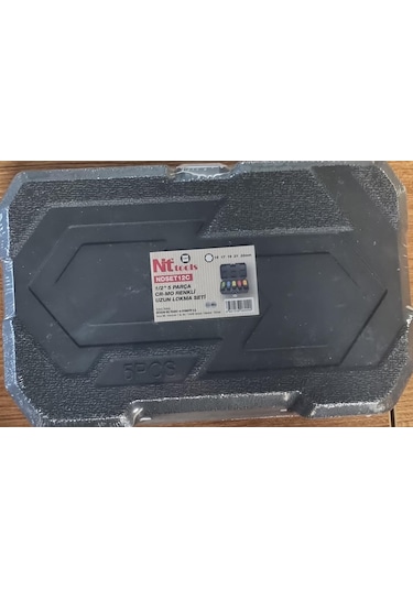 Nt Tools Ndset12c 1/2" Cr-mo Renkli Uzun Lokma Seti 5 Parça 15-22 Mm