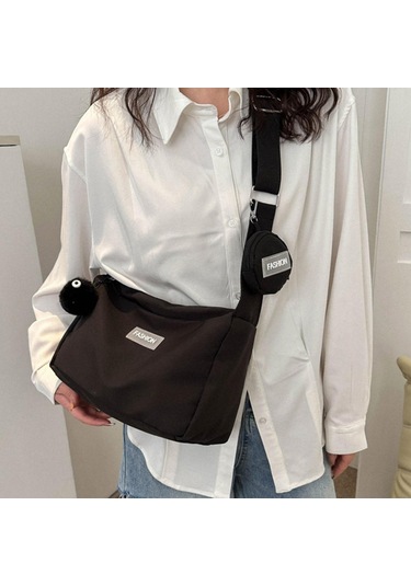 Suntek Kadın Omuzdan Askili Çanta Crossbody Çanta Siyah