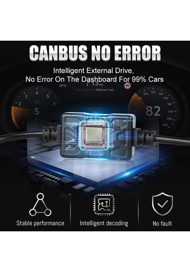 Flybuy H7 H11 H4 Led Far Lambaları Canbus, H1 Hb3 9005 H8 Hb4 9006 H9 H9 9012 Turbo 6000k H9 12 12