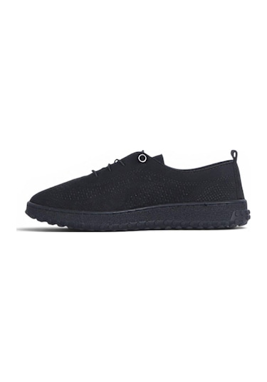 Ayakcenter Ayzen 1070 Süet Siyah Kadın Casual Ayakkabı