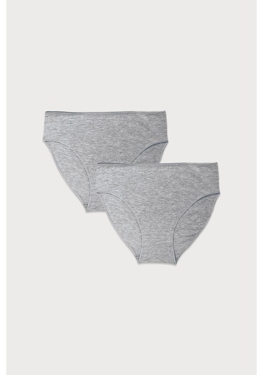 Malabadi Kadın Bordo Gri Lacivert 6 Lı Paket Modal Dar Kalıp Ara Bel Slip Külot 187 Bordo-gri-lacivert