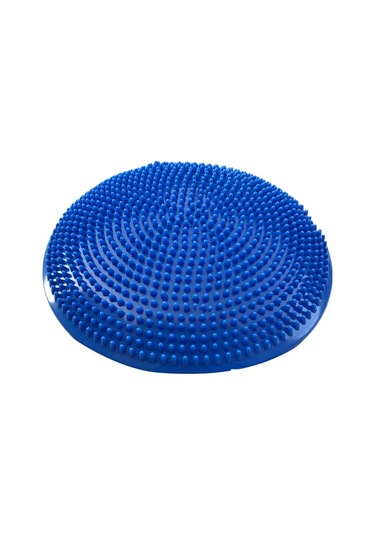 Anjiexun Yoga Topları Masaj Pedi Şişirilebilir Denge Yastığı Mavi Mavi