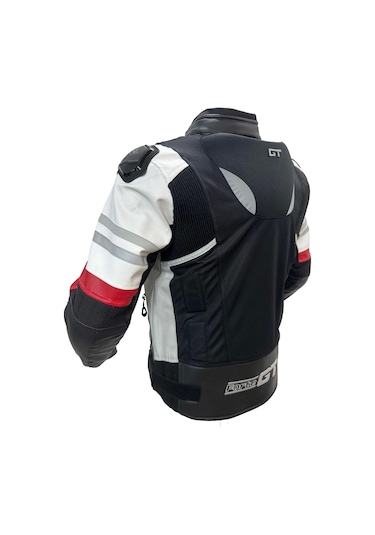 Forte Gt 2003001 Tıtan Hörgüçlü Ceket Mont Beyaz - Kırmızı - Siyah