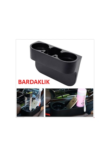 Araç Için Koltuk Yanı Arası Bardak Bardaklık Tutucu Plastik