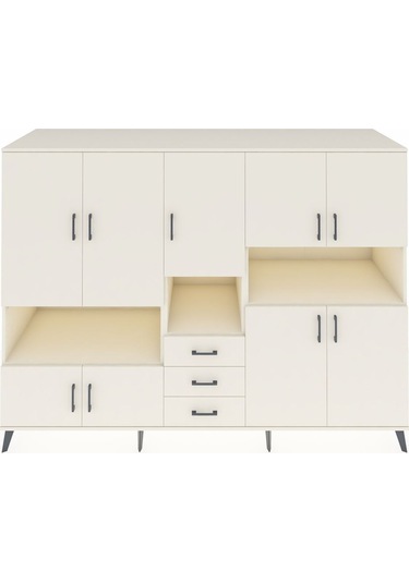 Kronos Dolap 13 Raflı 3 Çekmeceli 9 Kapaklı 220x59x163 Aytaşı-ayt Aytaşı-aytaşı