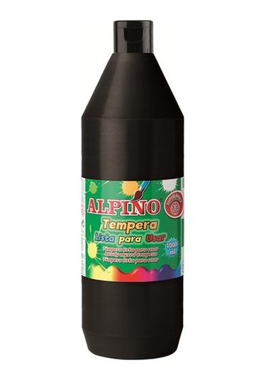 Alpino Sulu Boya Tempera Siyah 500 Gr Dm010183