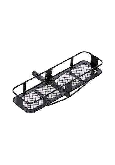 Gajeena Rc Araçları İçin Siyah Paslanmaz Çelik Arka Yük Taşıyıcı - Genişletilebilir Yük Alanı