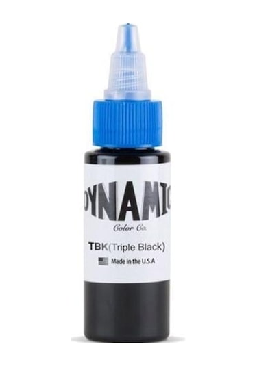 Dynamic Triple Black - Siyah Tattoo Dövme Boyası - 1oz/30ml.