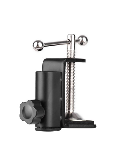 Gajeena Mikrofon Kolu Tutucu Metal Tabanca - 5cm Derinliğe Uygun Masa Tasma, Kaydırılabilir, Aynalama Ve Çizilme Engeli, Yaylı Kollü Mikrofonlar İçin