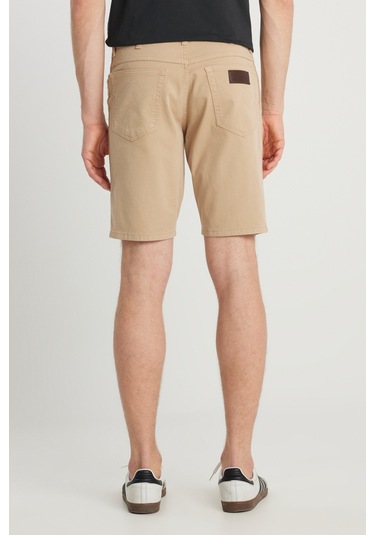 Wrangler Slim Fit Dar Kesim Pamuklu Esnek Erkek Şort W211205211 Camel