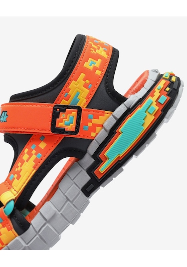 Skechers Megasplash 4k Büyük Erkek Çocuk Turuncu Sandalet 402161l Orbk Turuncu
