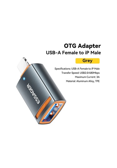 Essageressager Usb 3.0 Otg Adaptörü A Dişi Tip C Dönüştürücü Macbook UyumluPro Air Samsung S20 S10 Rose Gold