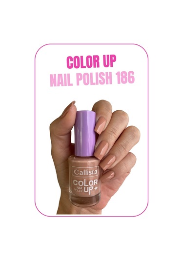 Callista Color Up Nail Polish Oje 186 Nuder Than Nude - Nude