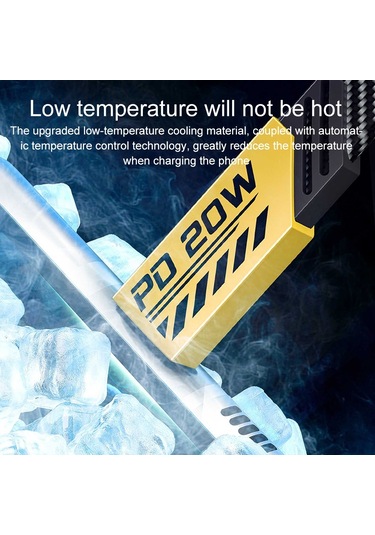 Wk Wdc-190a Mech Serisi 6a Usb Usb-c / Tip-c Hızlı Şarj Veri Kablosu, Uzunluk: 1m Sarı