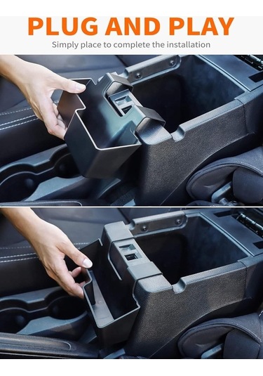 Wondernest 2025 Yükseltmesi Saklama Orta Lichen Kutusu, Konsol Jk Jeep Asma 2011-2018 İçin Pratik Ve Şık Depolama Çözümü Siyah