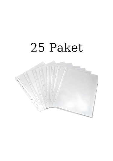 N'pratik Extra Şeffaf Poşet Dosya - 25 Paket 2500 Adet Dayanıklı Ve Kullanışlı