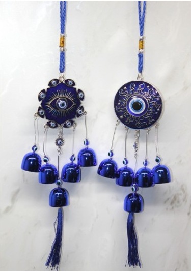 Metal Nazar Boncuğu Çan Model 10