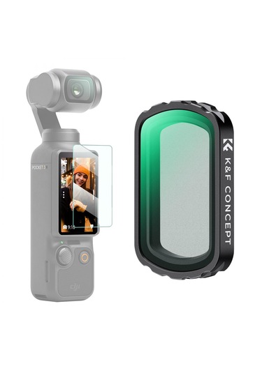 K&f Concept Magnetic Black Diffusion 1/4 Djı Osmo Pocket 3 Comb