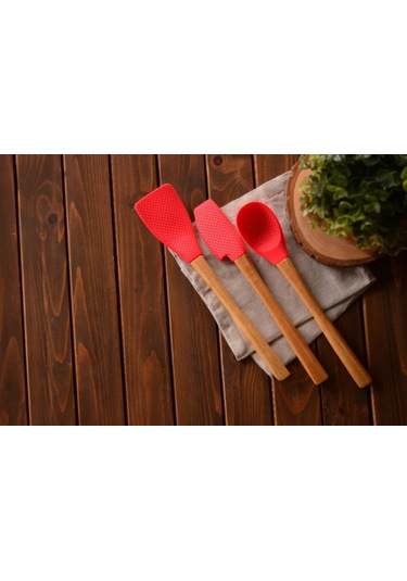 Bambum Bolly - 3'lü Spatula Seti Büyük