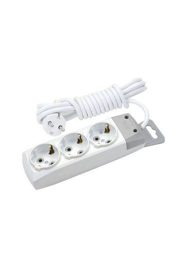 Depa Topraklı Grup Priz 3'lü 2 Metre Kablolu 0