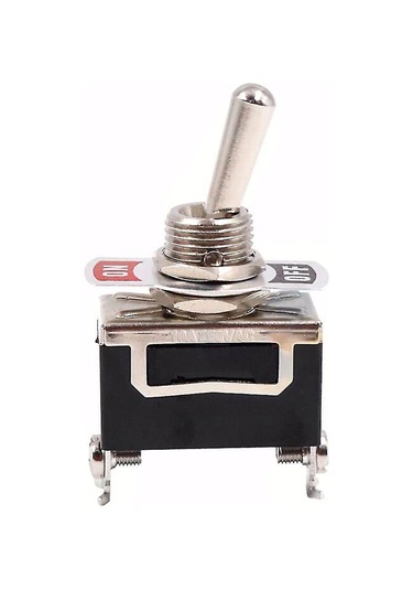 Suofeng 5 Adet Spst Tipi Metal Anahtar, 2-pin On/off Fonksiyonu, 12v-230v Aralığında Uygulanabilir, Otomobil Ve Tekne İçin Uygun