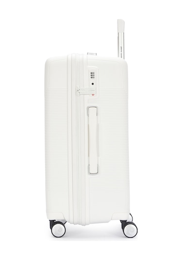 Pierre Cardin Unisex Orta Boy Valiz 04pc7080-02-by Beyaz