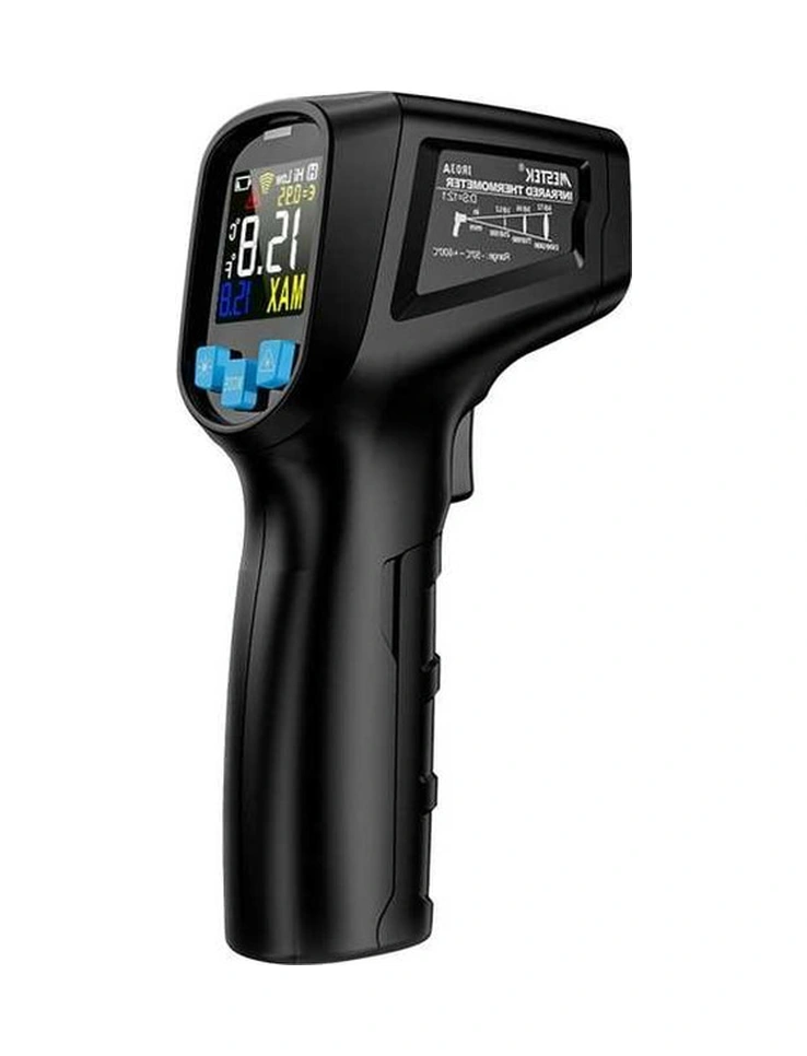 Tongxida Mestek Ir03a El Tipi Dijital Termometre -50 400 C, Emisyon Oranı Ayarlanabilir, Maks/min Alarm, Pil Hariç