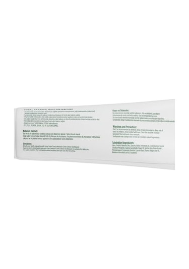 Doğal Karanfil Özlü Diş Macunu, 90ml