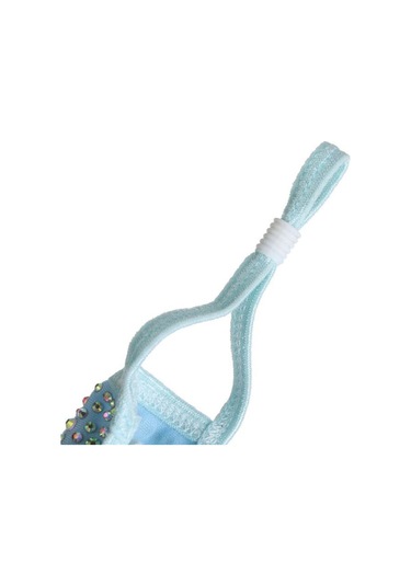 Fantezi Moda Yüz Maskesi Yeniden Kullanılabilir Payet Bling Glitter Rhinestones Filtreli