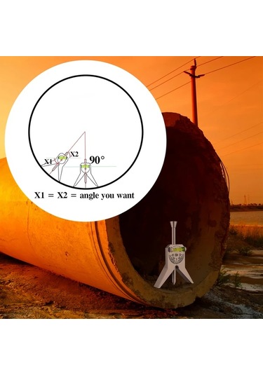 Fochsia 1 Adet Hassas Boru Merkezleme Aleti Ayarlanabilir Kadran Ve Su Terazili