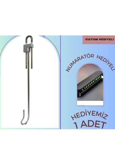 Direksiyon Kilidi Ve Yanında Numratör Hediyeli Direksiyon Kilidi
