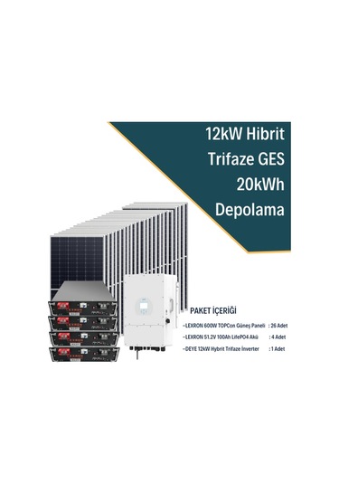12kw Trifaze Hibrit Sistem 4