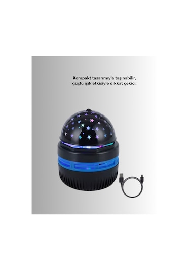 Galaxy Projektörlü Gece Lambası