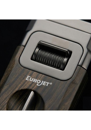 Euro Jet Çift Torch Siyah Pürmüz Puro Çakmağı