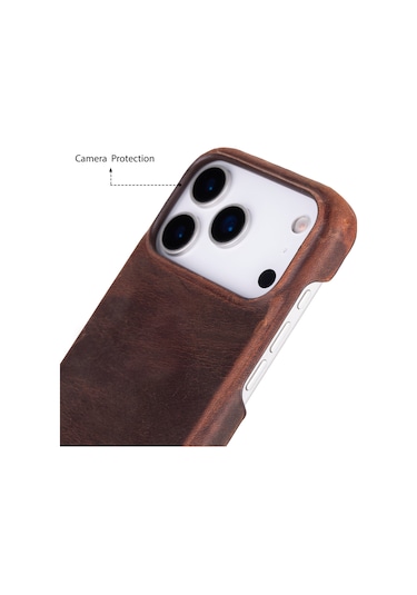 İphone 17 Pro Snap Deri Kılıf