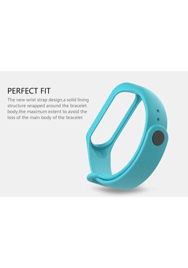 Xiaomi Mi Band 3 Uyumlu Pak Kordon Pembe Açık