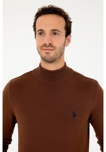 U.s. Polo Assn. Erkek Kahverengi Kazak /triko 50293499-vr029 Kahverengi