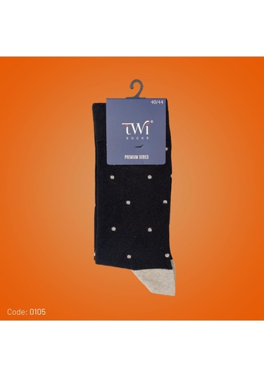 Twisocks Pamuk Soket Noktalı Desen Karışık Çorap 12'li - Karışık Gri